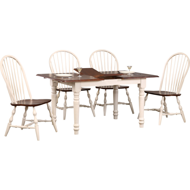 Ensemble repas 5 pièces Vetra, Blanc antique