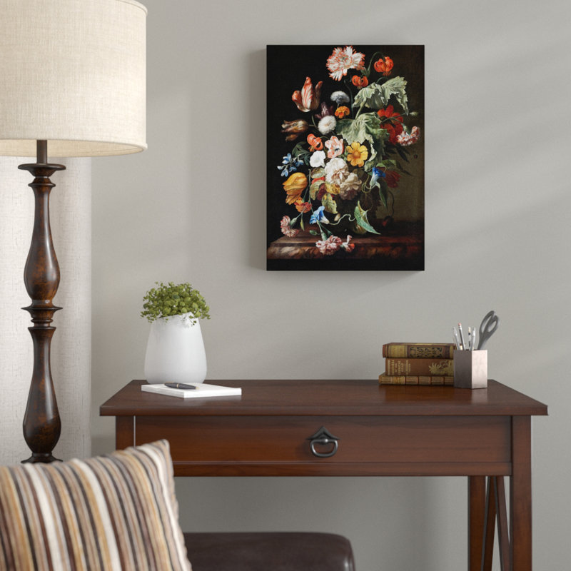 Still Life with Flowers - Wrapped Canvas, 60cm H x 40cm W