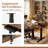 Electric Standing Desk with Large Monitor Shelf & Drawers, Height-Adjustable Ergonomic Desk for Home or Office-1578207756