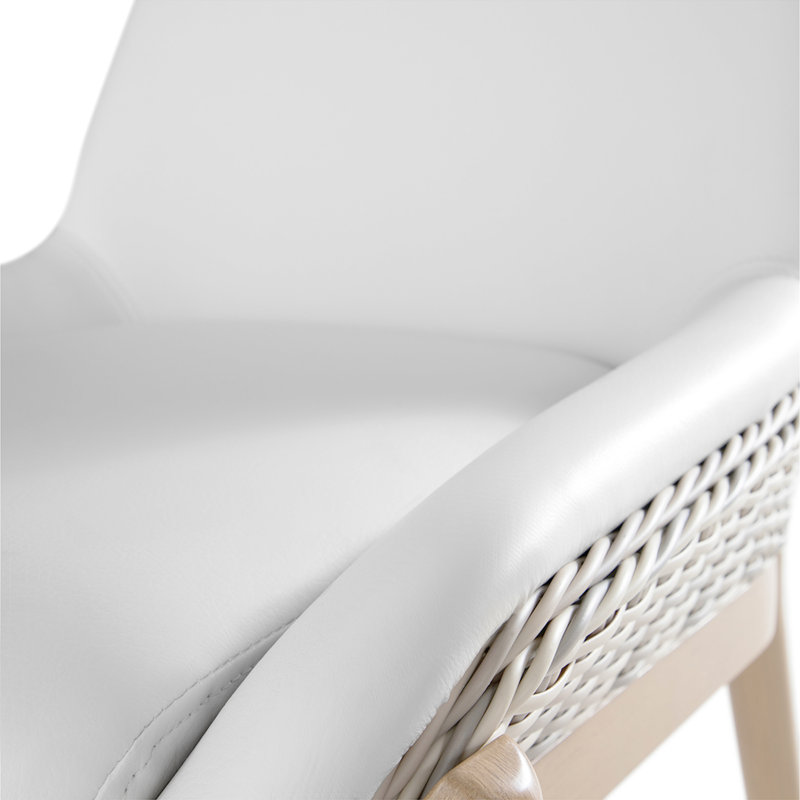 Palma Patio Dining Side Chair with Cushion