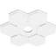 Médaillon de plafond contemporain en PVC de qualité architecturale 24 po x P 7 po x P 8 1/4 po x P 1 po-36073471