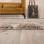 Moroccan Shaggy Collection Rugs Boho Design in Beige/Ivory-108648294