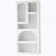 Bibliothèque géométrique arquée à 5 tablettes