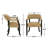 Resendez Upholstered Back Armchair-658704825-658704925
