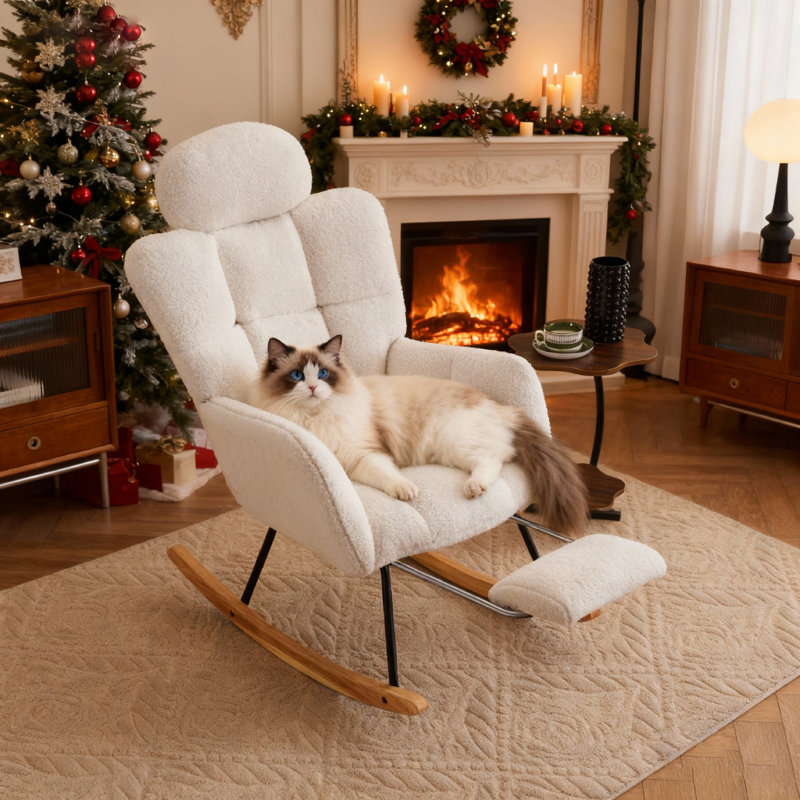 Rocking Chair, Ivory