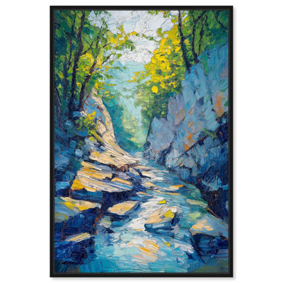 «Run Wild Gorge Canvas Monet Coastal» par Art Remedy