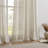 4 Pcs Semi Sheer Back Tab Curtain Panel Pair-956486493-956486489
