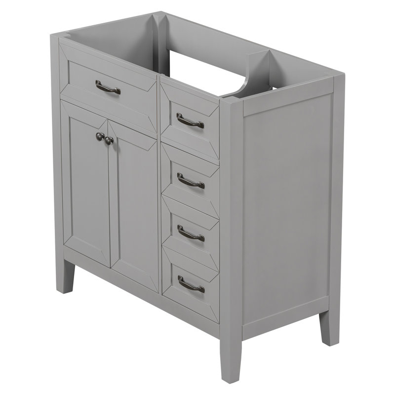 Base de meuble-lavabo simple 35,5 po seulement, L 23 po x L 84 po