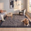 Tapis Sycamore2 moderne à motif mosaïque mouchetée abstraite grise et noire, lavable à la machine, antidérapant, à poils courts, pour l'intérieur et l'extérieur, adapté aux animaux domestiques, idéal pour le salon, la chambre, la salle à manger, l'entrée, le couloir ou le bureau.-744546770