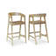 Counter Stool with Solid Wood Frame-126674800