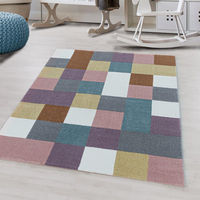 Lawlor Abstract Flatweave Area Rug