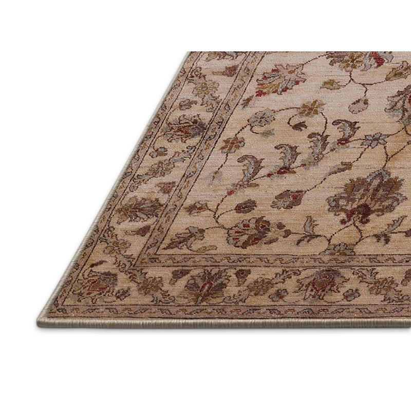 Tapis oriental brun / beige Hovag, Rectangle 4 pi x 6 pi