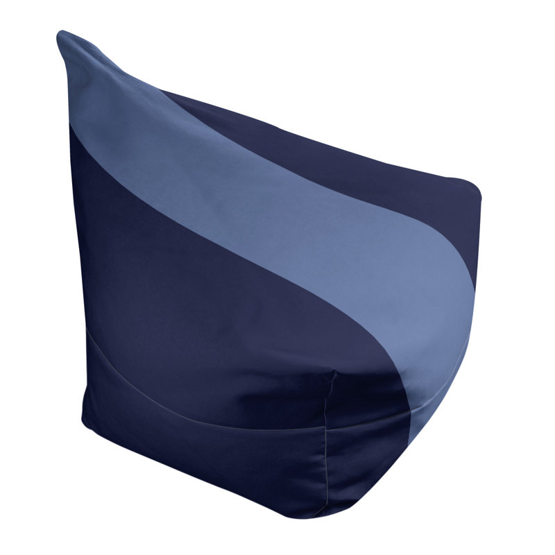Fauteuil à billes Washington, 31 po x 38 po x 42 po, Bleu marine basketball / bleu basketball / bleu ma