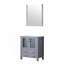 Meuble-lavabo de salle de bain 30 po X P 18,25 po P, plateau en céramique et Miroir-1281734126