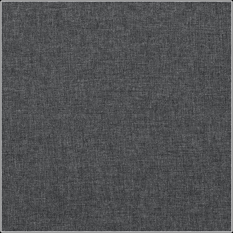 Alger 98" Wide Left Hand Facing Sofa & Chaise with Ottoman, Dark Gray Linen