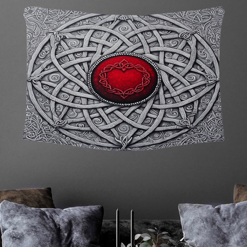 Tapisserie murale Celtic Knot - symbolisme, H 68 po x l 80 po