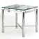 Delara Glass Top End Table