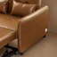 Fauteuil convertible 51,57 po avec accoudoirs surdimensionnés réglables avec trois ports USB pour les petits espaces