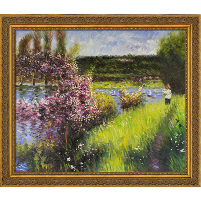 Peinture sur toile "The seine at chatou"