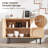Rattan Sideboard Buffet Cabinet With Storage