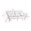 Velvet Tufted Sofa Couch With 2 Pillows And Nailhead Trim