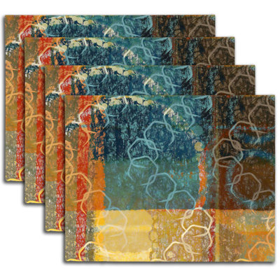 Napperon abstrait en polyester