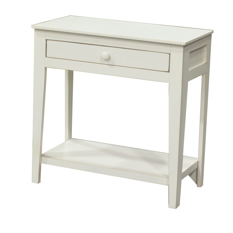 Table de bout, Blanc brillant