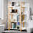 Multifuction Bookcase With Solid wood Frame-1224531765