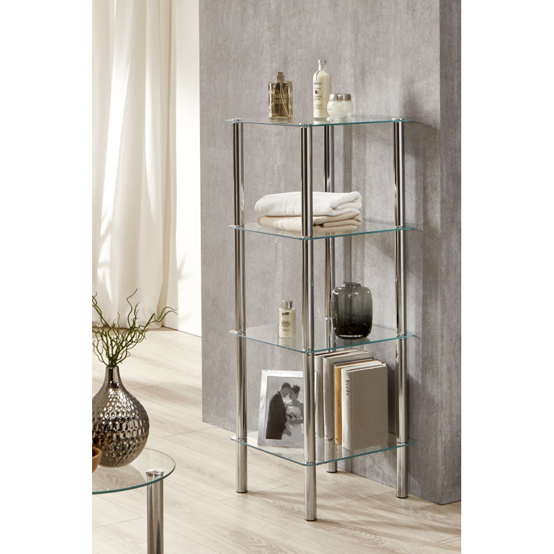 Suni Bookcase, Chrome