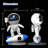 [Spring Glow up]  Galaxy Projector Light with Astronaut Design, Portable Rocket Man LED Light featuring Timing Function. Ideal for Bedroom, Game Room, and Various Settings, Decorative Night Light with 12 Galaxies in 1