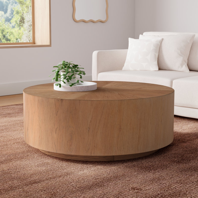 Safa Solid Wood Top Coffee Table