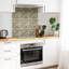 Self Adhesive Vinyl Splashback Wall Tiles Sticker Peel Stick set 9 pieces 30x30 cm Pizza themes