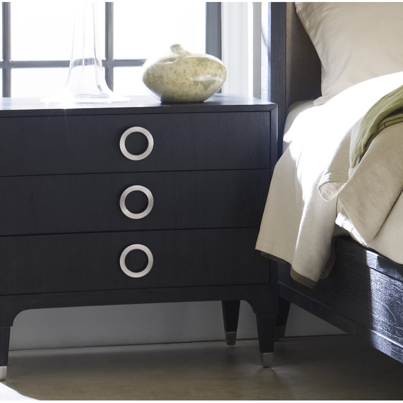 Atherton 3 - Drawer Nightstand, Deep Onyx