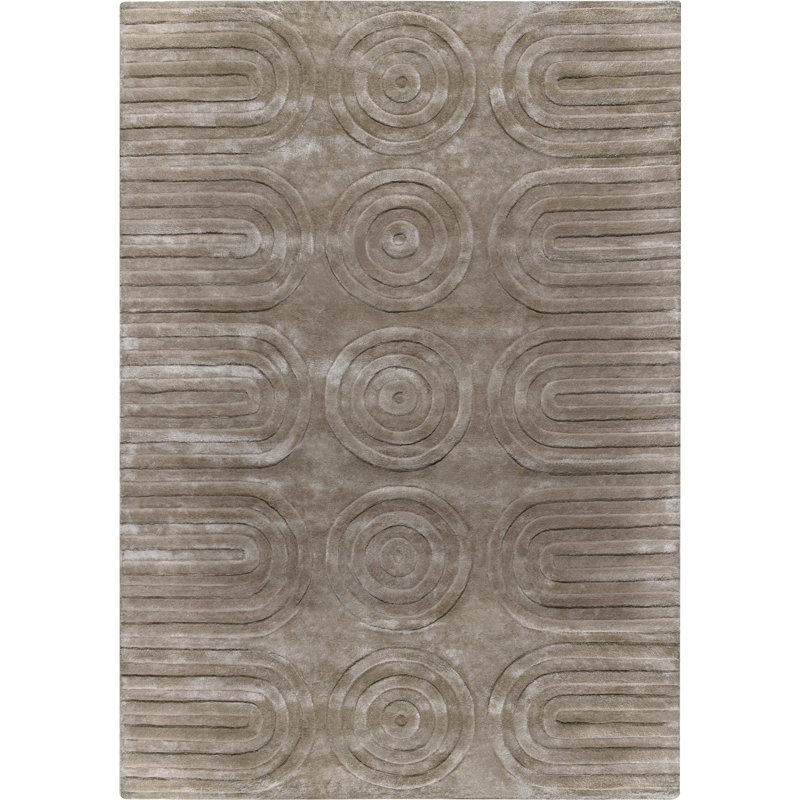 Duboce Rectangle Abstract Area Rug, Rectangle 170 x 240 cm