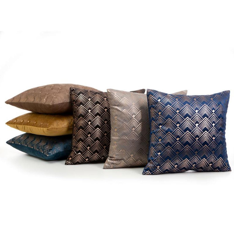 Microfiber Square Pillow Case, Blue