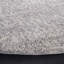 Tapis gris / ivoire en polyester tissé à plat Clemts-100042969