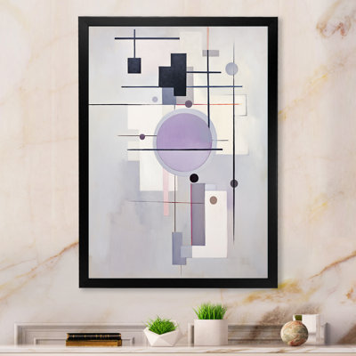 «Jaival», mauve, «Transcendent Geometries II» - imprimé