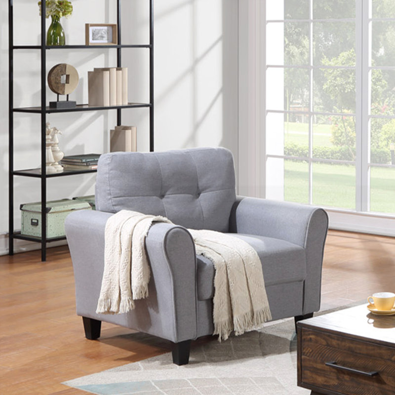 Fauteuil de salon 35 po, Gris