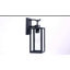 Schock Matte Black Outdoor Wall Lantern-1340544737