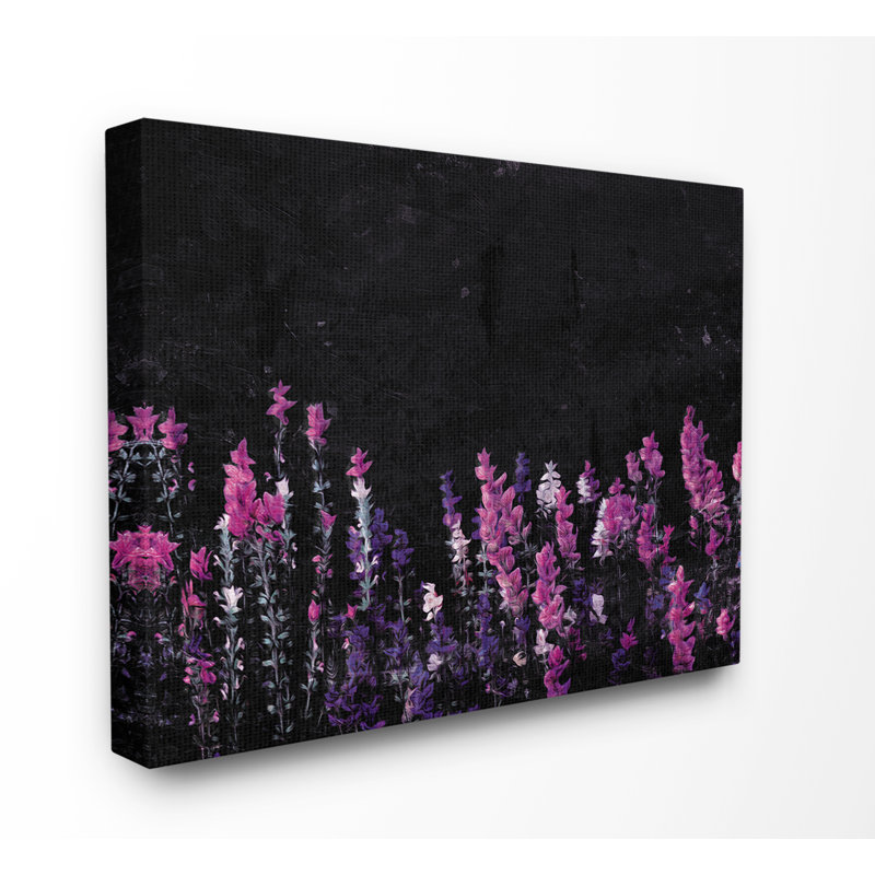 «Flowers on the Ground», impression, H 16 po x l 20 po x P 1,5 po, Toile tendue