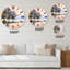 Coucher de soleil sur le lac II - Horloge murale traditionnelle-93602347