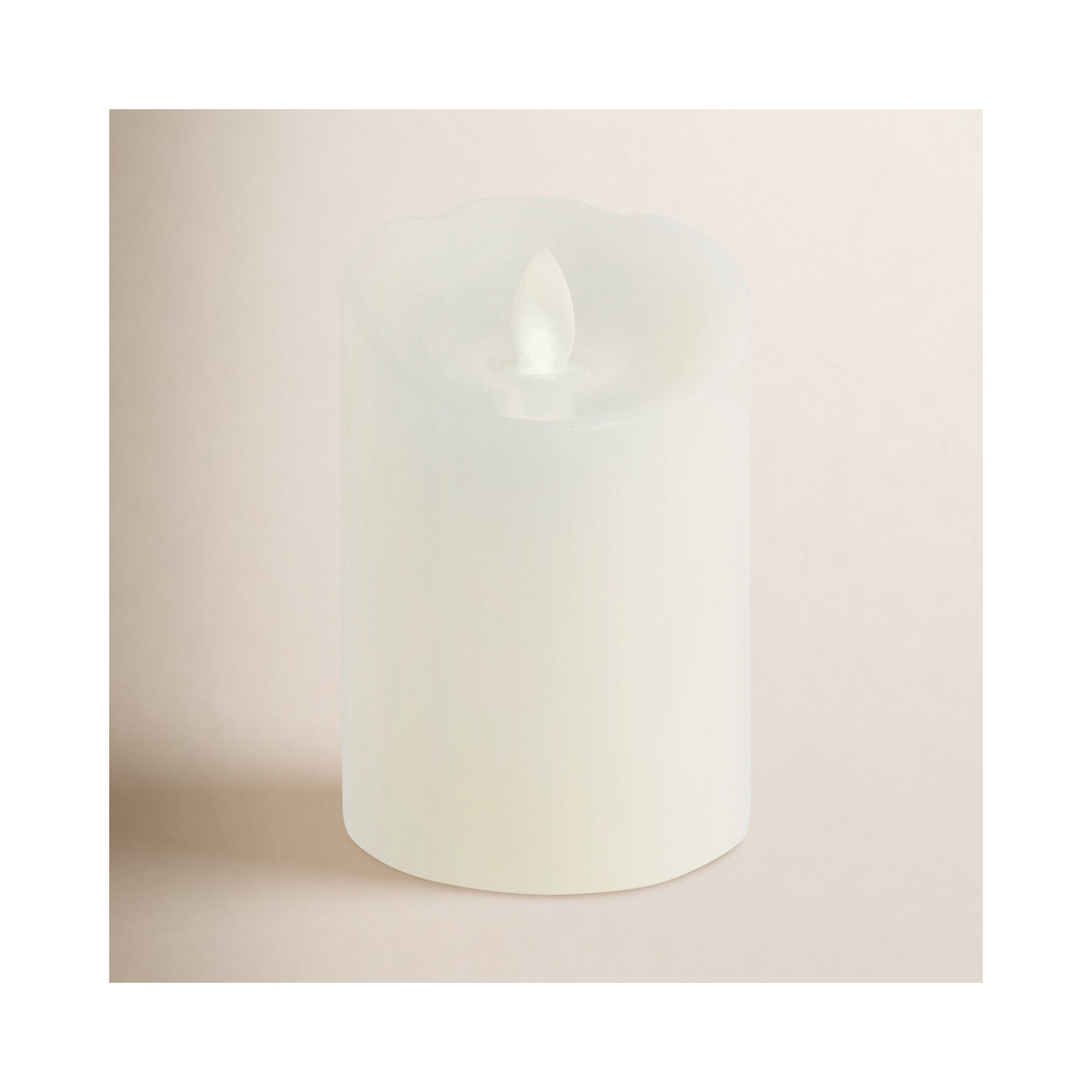 Mikasa 4 X 6-Inch Realistic Wax Pillar Candle, 4"L x 3"W