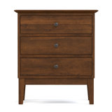 Origins 3 - Drawer Solid Wood Nightstand
