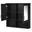Armoire à pharmacie murale de 30 po, salle de bain, 21 tablettes réglables, portes à fermeture en douceur, quincaillerie, armoire de rangement intelligente à miroir pour meuble-lavabo de 21 po, charnières de fermeture et durabilité durable