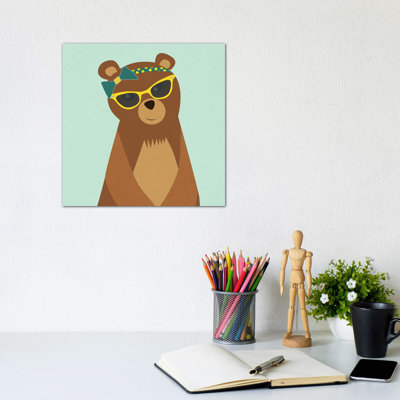 Hipster Bear I par SD graphiques Studio - impression d'art graphique