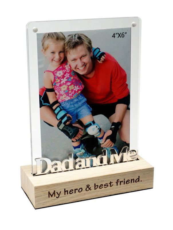 Cadre photo en MDF et acrylique