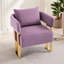 , Velours, chaise décorative à 1 place, salle de réception, bureau, soutien solide, design tendance