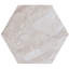 Honeycomb 8" x 8" Marble Stone Look Tile-804318875