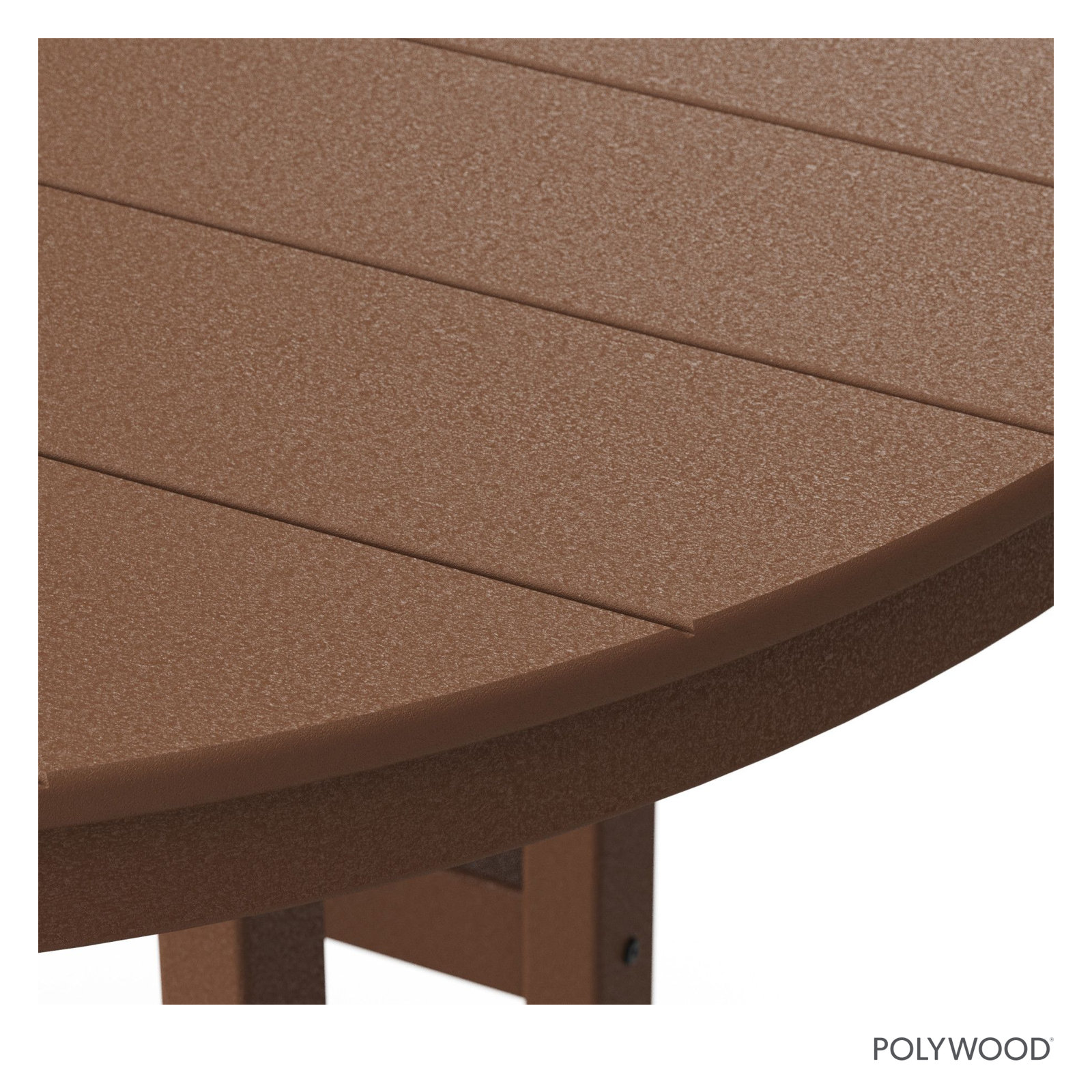 POLYWOOD® Tables 48" Patio Bar Table, Teak, 48"