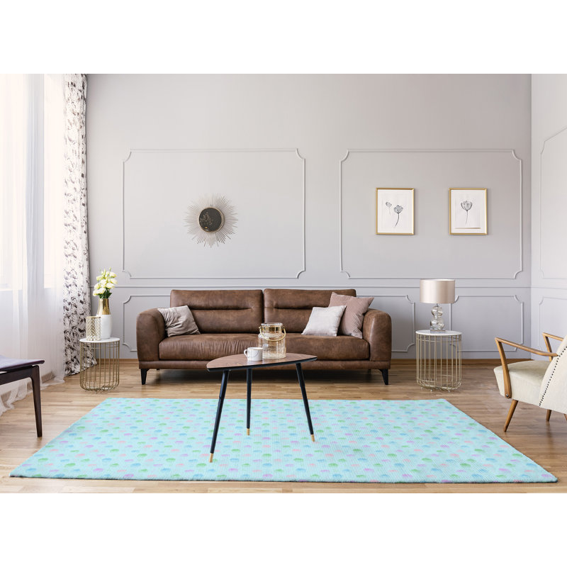Tapis de zone bleu classic petits gâteaux, Rectangle 2 pi x 3 pi